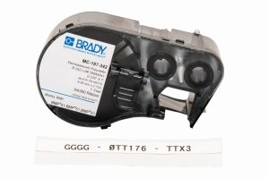 Brady M4C-187-342 koszulka termokurczliwa  biała 8,50mm x 2,13m (170714)