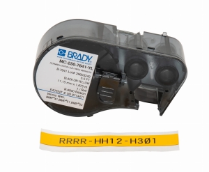Brady  M4C-250-7641-YL  koszulka termokurczliwa samogasnąca żółta 8,50mm x 2,13m (170954)