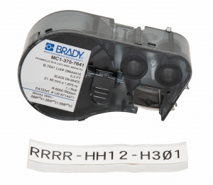 Brady  M4C-375-7641  koszulka termokurczliwa samogasnąca biała 16,40mm x 2,13m (170955)