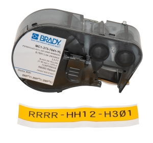 Brady  M4C-375-7641-YL  koszulka termokurczliwa samogasnąca żółta 16,40mm x 2,13m (170956)