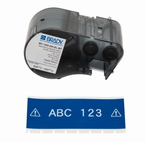 Brady M5C-1500-595-BL-WT etykieta winylowa niebieska 38,10mm x 7,62m (170939)