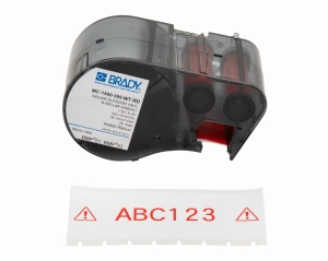 Brady M5C-1500-595-WT-RD etykieta winylowa biała 38,10mm x 7,62m (170945)