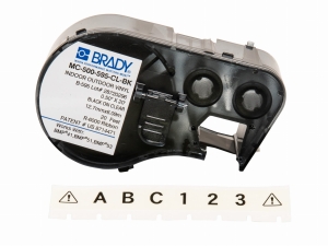 Brady M4C-500-595-CL-BK etykieta winylowa przezroczysta 12,70mm x 6,10m (170814)