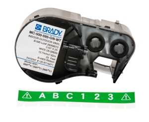 Brady M4C-500-595-GN-WT etykieta winylowa zielona 12,70mm x 7,62m (170815)