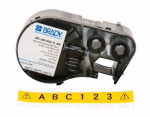 Brady M4C-500-595-YL-BK etykieta winylowa żółta 12,70mm x 7,62m (170820)