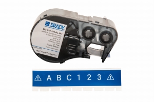 Brady M4C-750-595-BL-WT etykieta winylowa niebieska 19,05mm x 7,62m (170824)