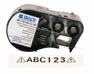 Brady M4C-750-595-CL-BK etykieta winylowa przezroczysta 19,05mm x 6,10m (170825)