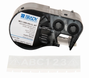 Brady M4C-1000-595-CL-WT etykieta winylowa przezroczysta 25,40mm x 6,10m (170842)