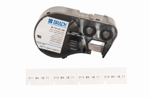 Brady M4-135-427-AW winylowa etykieta samolaminująca 6,35mm x 27,94mm (170748)