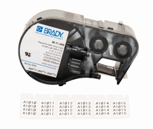 Brady M4-11-498 etykieta z płótna winylowego 19,05mm x 12,70mm (170785)