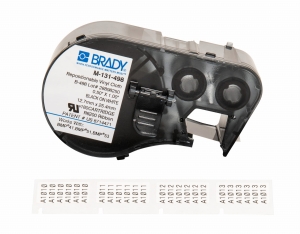 Brady M4-131-498 etykieta z płótna winylowego 12,70mm x 25,40mm (170788)
