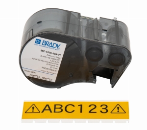 Brady M5C-1000-584-YL etykieta winylowa odblaskowa żółta 25,40mm x 6,10m (170936)