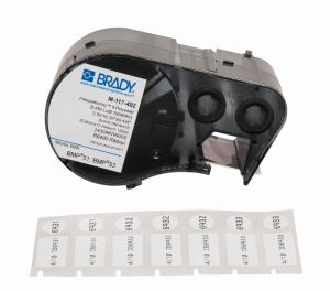 Brady M5-117-492 etykieta poliestrowa FreezerBondz 12,70mm x 25,40mm x 11,18mm (170895)