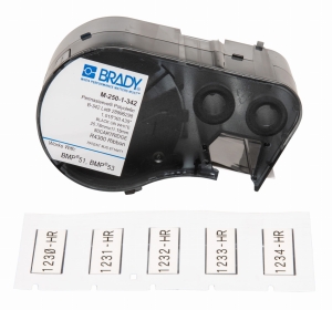 Brady M5-250-1-342 koszulki termokurczliwe 25,78mm x 11,15mm (170854)