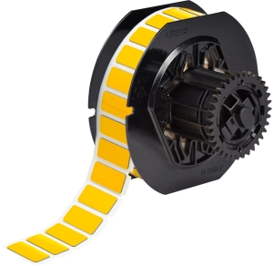 Brady B30EP-171-593-YL etykiety wypukłe poliestrowe żółte 26,92mm x 12,70mm (118017)