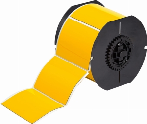 Brady B30EP-177-593-YL etykiety wypukłe poliestrowe żółte 76,20mm x 63,50mm (118048)