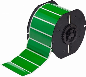 Brady B30EP-176-593-GN etykiety wypukłe poliestrowe zielone 76,20mm x 25,40mm (118045)