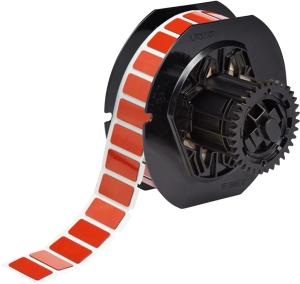 Brady B30EP-171-593-RD etykiety wypukłe poliestrowe czerwone 26,92mm x 12,70mm (118016)