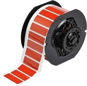 Brady B30EP-172-593-RD etykiety wypukłe poliestrowe czerwone 44,99mm x 14,99mm (118022)