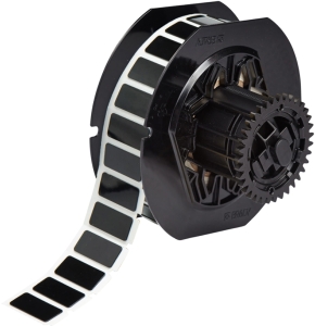 Brady B30EP-171-593-BK etykiety wypukłe poliestrowe czarne 26,92mm x 12,70mm (118020)