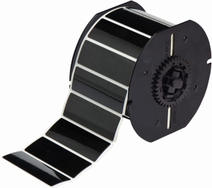 Brady B30EP-176-593-BK etykiety wypukłe poliestrowe czarne 76,20mm x 25,40mm (118046)