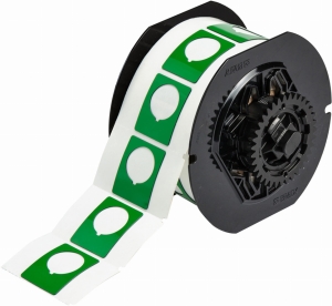 Brady B30EP-167-593-GN etykieta wypukła zielona 38,10mm x 30,48mm (118054)