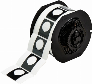 Brady B30EP-167-593-BK etykieta wypukła czarna 38,10mm x 30,48mm (118055)