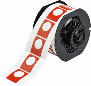 Brady B30EP-167U-593-RD etykieta wypukła czerwona 38,10mm x 30,48mm (118057)