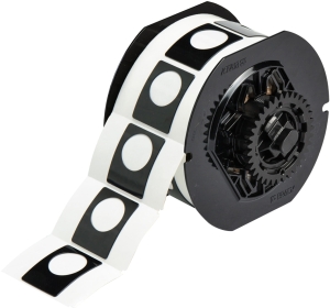 Brady B30EP-167U-593-BK etykieta wypukła czarna 38,10mm x 30,48mm (118060)