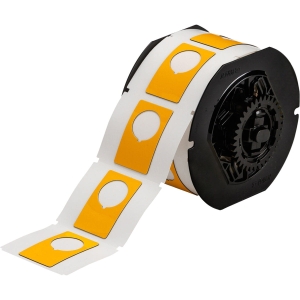 Brady B30EP-168-593-YL etykieta wypukła żółta 48,26mm x 30,48mm (118063)