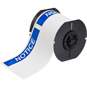 Brady B30-25-595-ANSINO Nagłówki na znaki z zadrukiem, docięte, puste Niebieski na białym 101,00 mm x 152,00 m (142188)