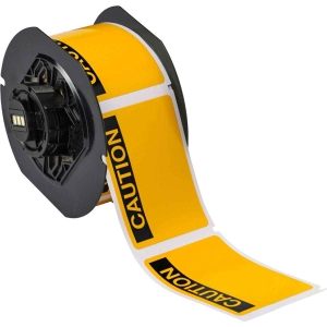 Brady B30-241-595-OSHACA Nagłówki na znaki z zadrukiem, docięte, puste Czarny na żółtym 57,00 mm x 75,00 m (142193)