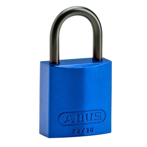 Brady tradycyjna kompaktowa kłódka aluminiowa - aluminiowa szekla 25 mm rożne klucze zestaw 6 szt. (834856)