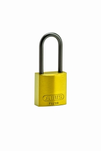 Brady tradycyjna kompaktowa kłódka aluminiowa - aluminiowa szekla 50 mm rożne klucze zestaw 6 szt. (834871)