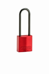 Brady tradycyjna kompaktowa kłódka aluminiowa - aluminiowa szekla 75 mm rożne klucze zestaw 6 szt. (834876)