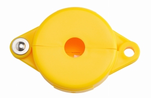 Brady standardowa blokada zaworu zasuwowego żółta do pokręteł 25-64mm (065590)