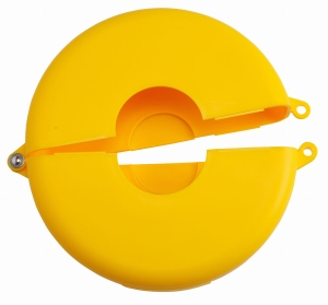 Brady standardowa blokada zaworu zasuwowego żółta do pokręteł 165-254mm (065593)