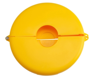 Brady standardowa blokada zaworu zasuwowego żółta do pokręteł 254-330mm (065594)