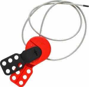 Brady uniwersalna linkowa blokada zabezpieczająca SAFELEX - stalowa linka w osłonie długości 3m (145552)