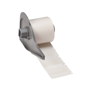 Brady M7-104-427 etykieta samolaminująca winylowa biała owijana 38,10 mm x  25,40 mm (174533) 