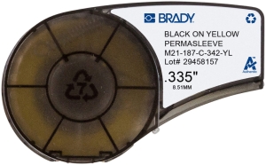 Brady M21-187-C-342-YL koszulka termokurczliwa żółta (139751)