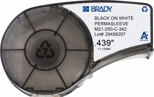 Brady M21-250-C-342 koszulka termokurczliwa biała (110925) 