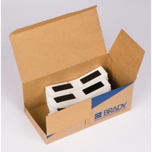 Brady M6-08-7593-BK etykiety czarne EPREP 19 mm x 48 mm (312038)