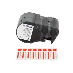 Brady M5-118-494-RD etykieta poliestrowa biało czerwona 25,40mm x 9,53mm x 9,53mm (DIA) (170924)